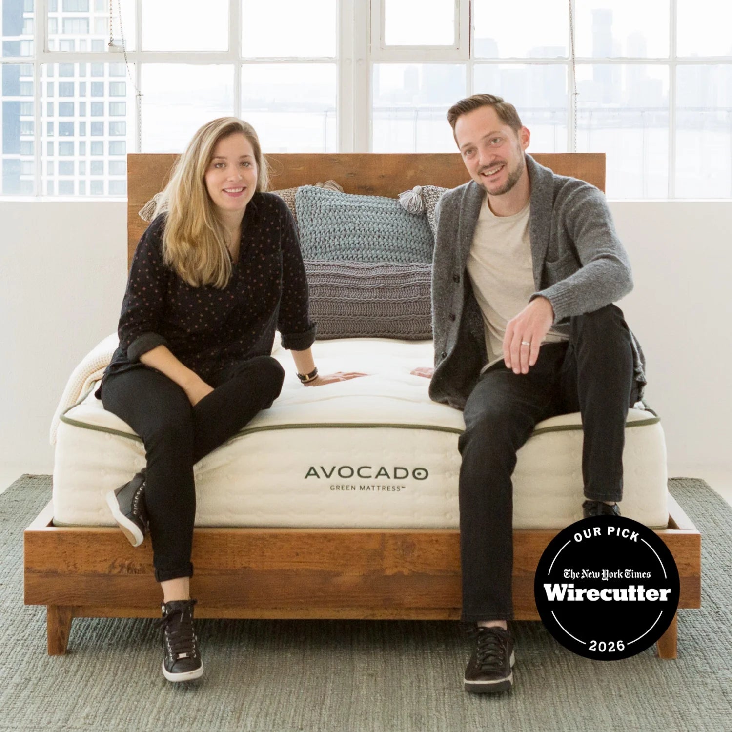 Avocado Green Firm Mattress