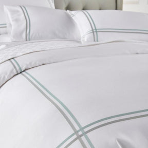 Duo Striped Sateen Duvet Cover